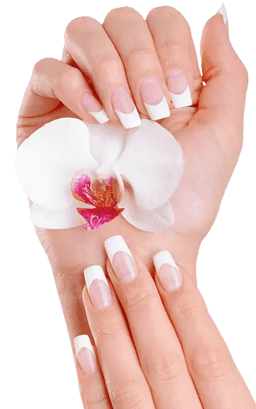 Detalle de manicure profesional en Estilo Impecable